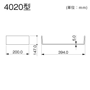 LDJ423 ジョイント4020型（ミルキーホワイト）: エルダクト - マサル